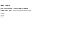 Tablet Screenshot of benguhin.com